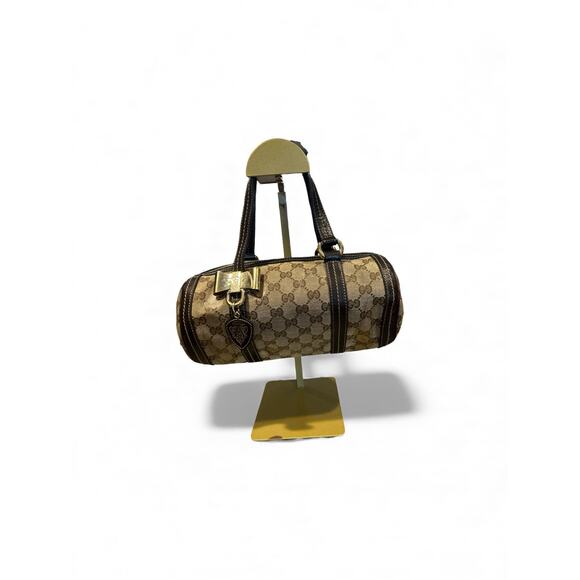 Gucci Crystal “Project” Monogram Duchessa Small Boston Bag - Picture 2 of 15